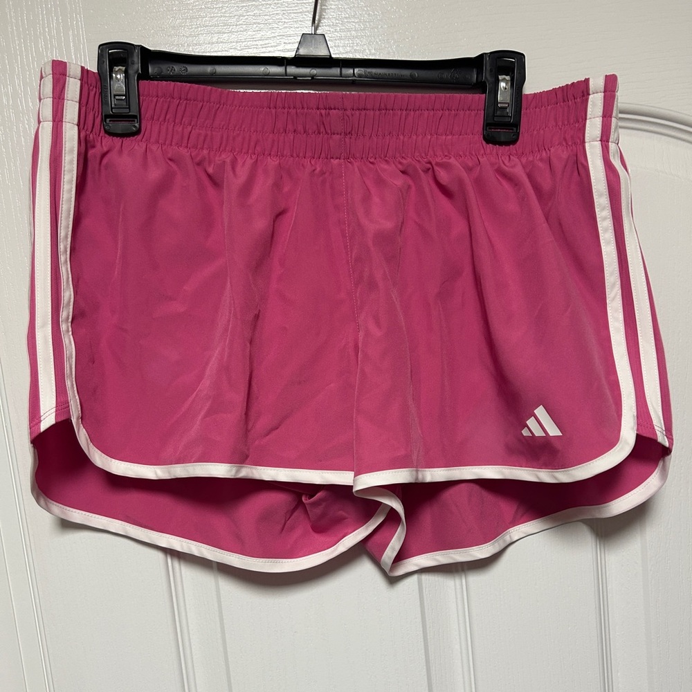 Adidas athletic shorts with panty. 3” length